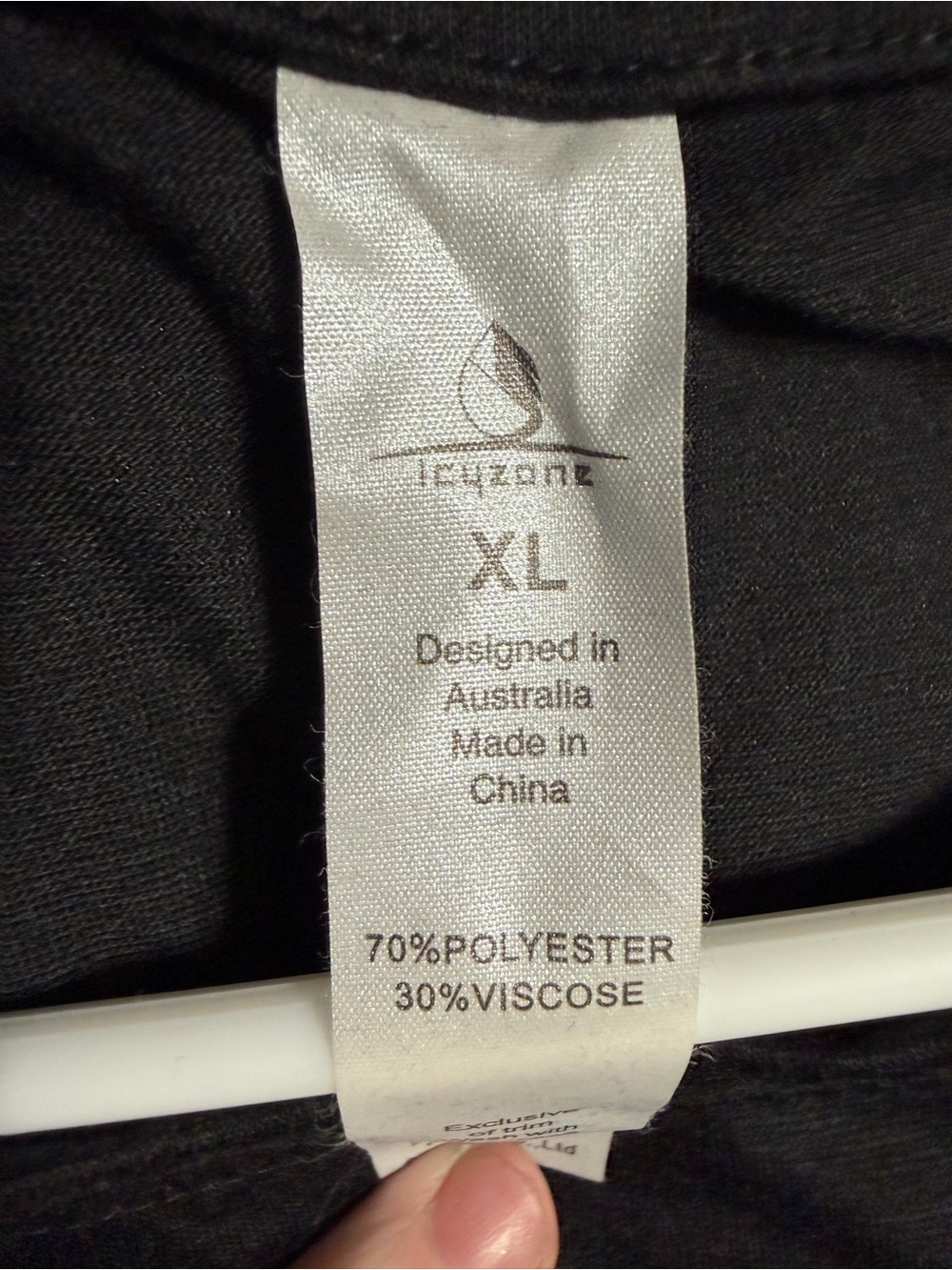Basic Black Muscle Tank Top - Picture 3 of 3